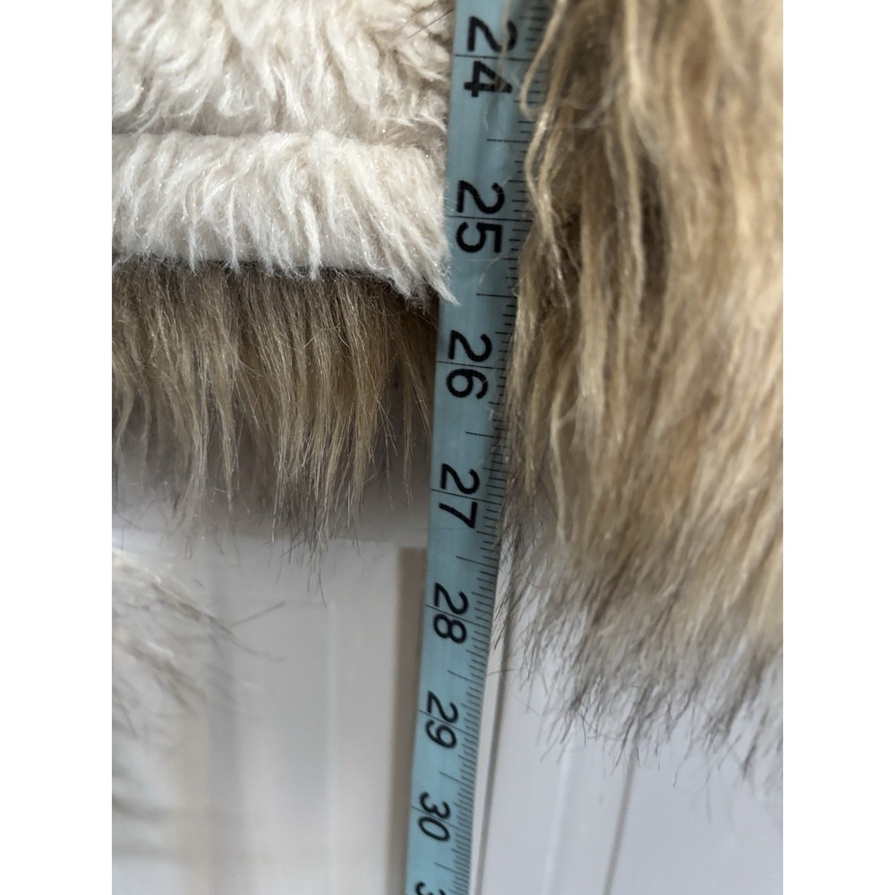 Back in the Saddle Faux Fur/Suede Sherpa Lined Vest Open Front Pockets Sz 1X - Picture 4 of 6